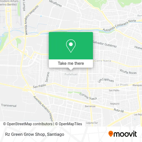 Rz Green Grow Shop map