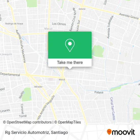 Rg Servicio Automotriz map
