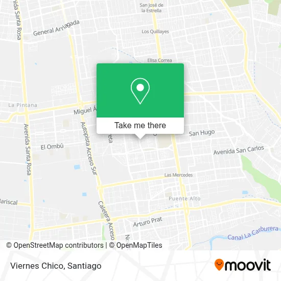 Viernes Chico map