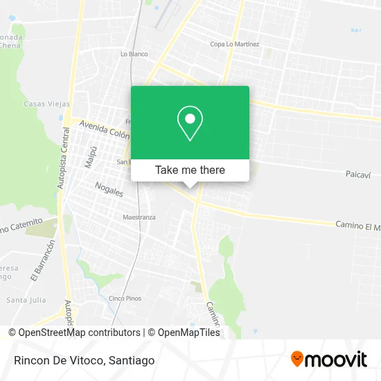 Rincon De Vitoco map