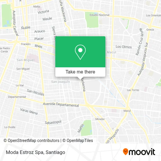 Moda Estroz Spa map