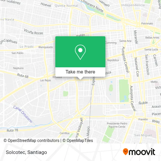 Solcotec map