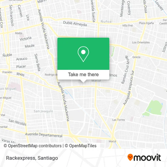 Rackexpress map