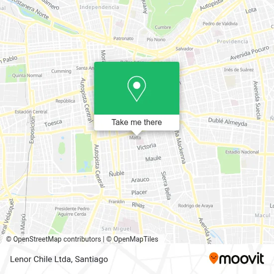 Lenor Chile Ltda map