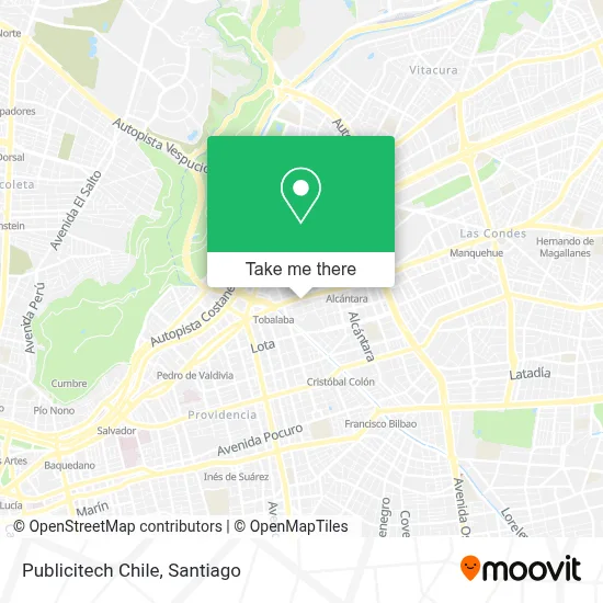 Publicitech Chile map