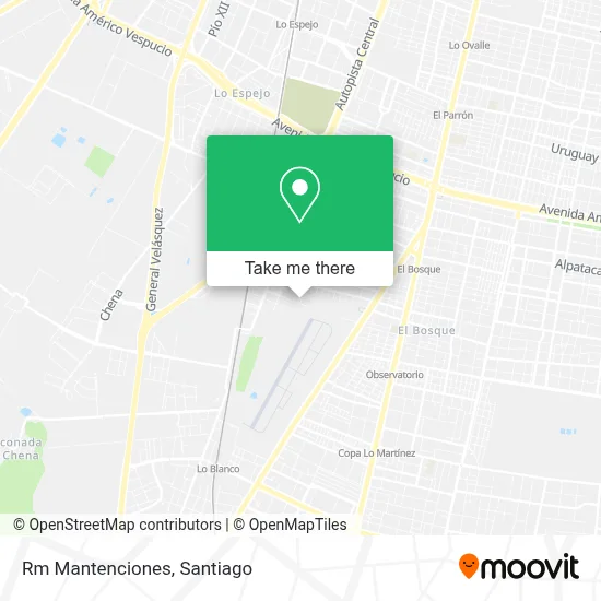 Rm Mantenciones map