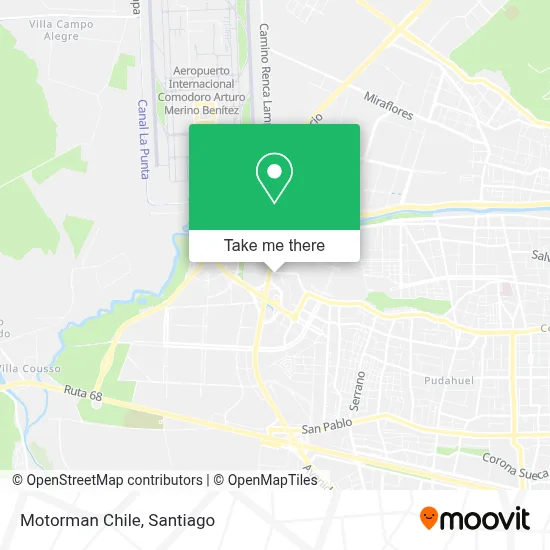 Motorman Chile map