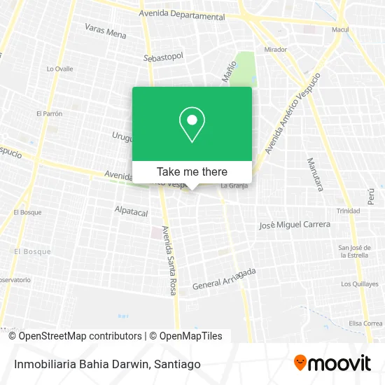 Inmobiliaria Bahia Darwin map