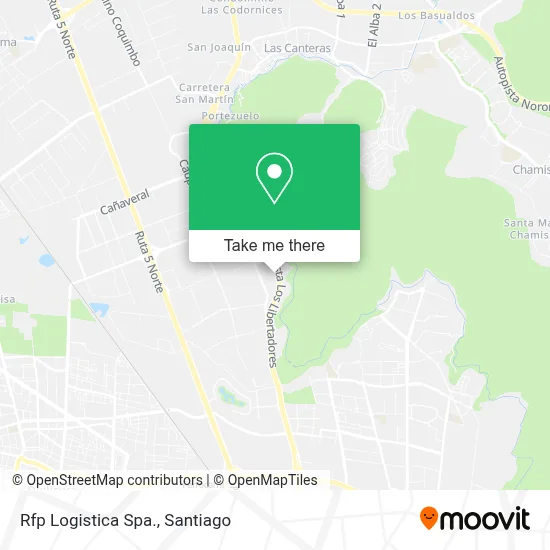 Rfp Logistica Spa. map