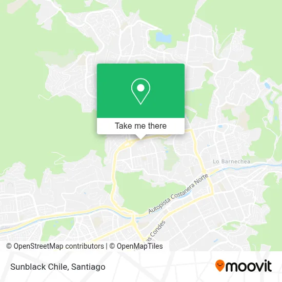 Sunblack Chile map