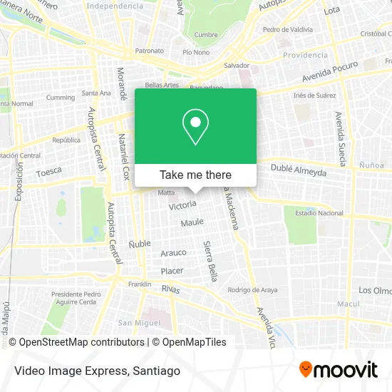 Video Image Express map