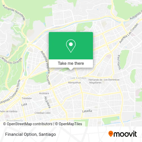 Financial Option map