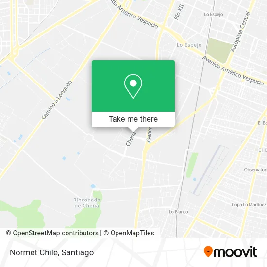 Normet Chile map