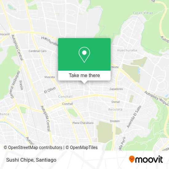 Sushi Chipe map