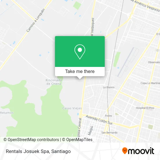 Rentals Josuek Spa map