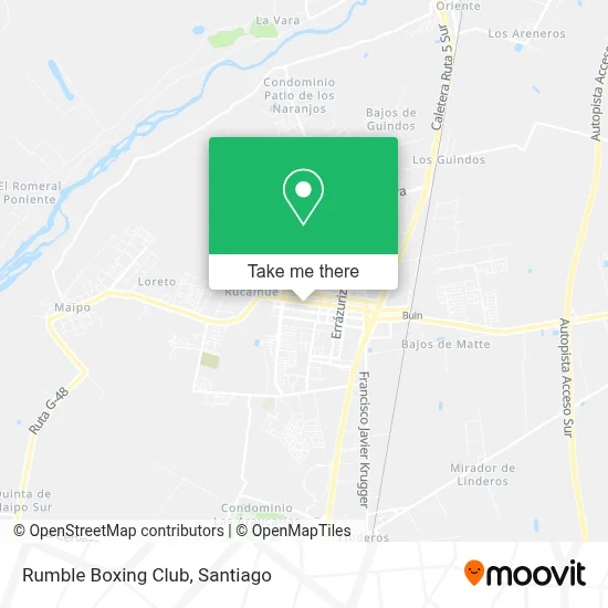 Rumble Boxing Club map