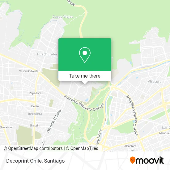 Decoprint Chile map