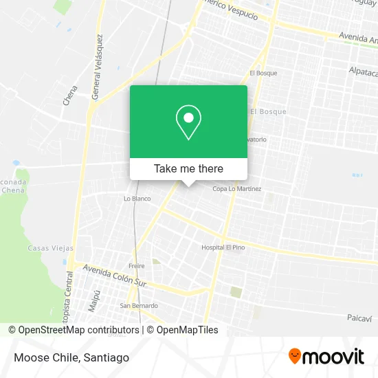 Moose Chile map