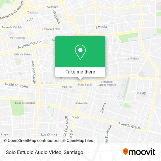 Solo Estudio Audio Video map
