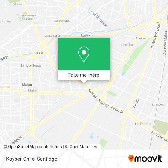 Kayser Chile map