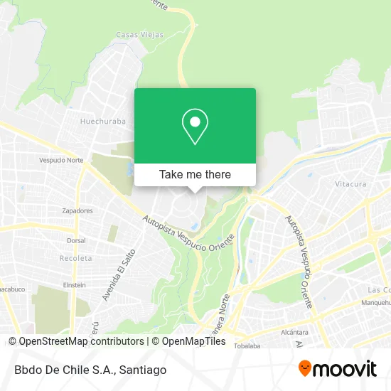 Bbdo De Chile S.A. map
