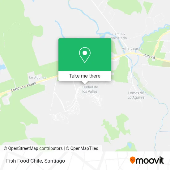 Fish Food Chile map