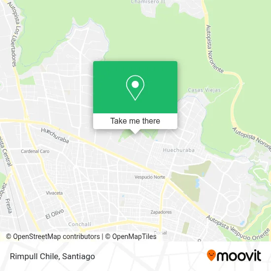 Rimpull Chile map