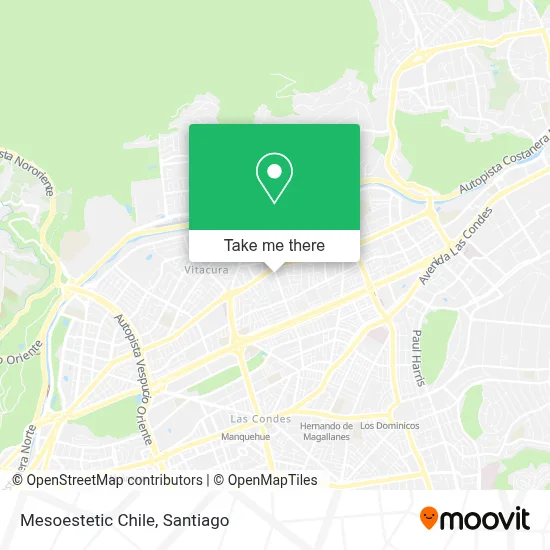 Mesoestetic Chile map