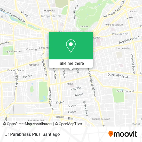 Jr Parabrisas Plus map