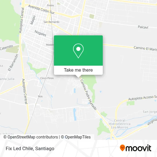 Fix Led Chile map