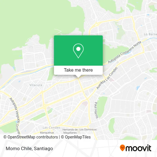 Momo Chile map