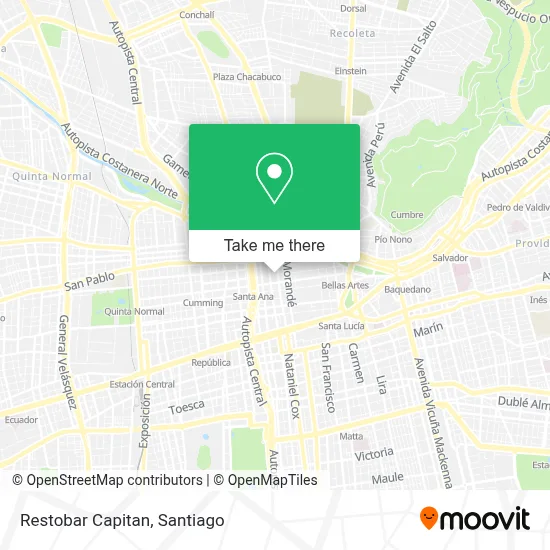 Restobar Capitan map