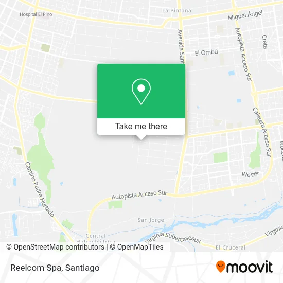 Reelcom Spa map