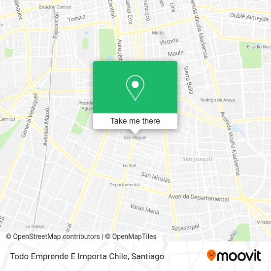 Todo Emprende E Importa Chile map