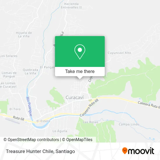 Treasure Hunter Chile map