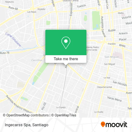 Ingecarss Spa map
