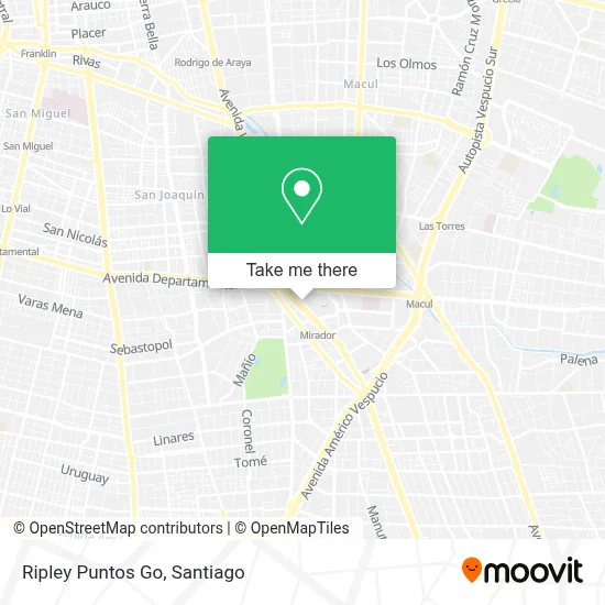 Ripley Puntos Go map