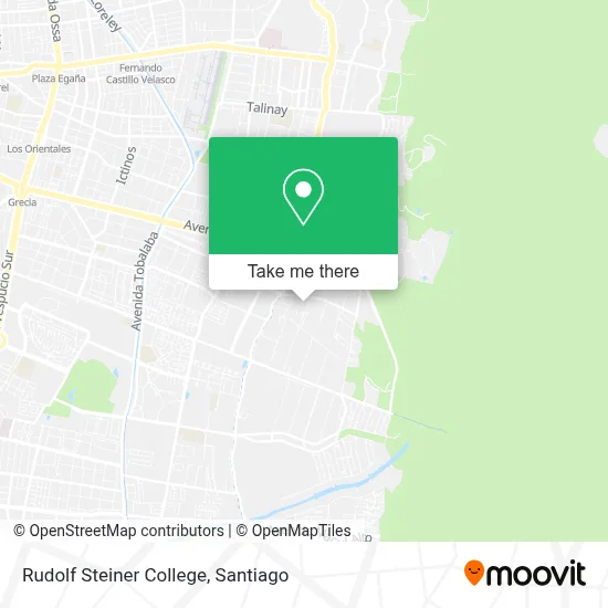 Rudolf Steiner College map