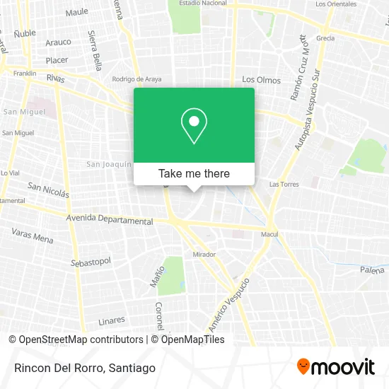 Rincon Del Rorro map