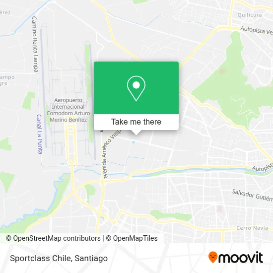 Sportclass Chile map