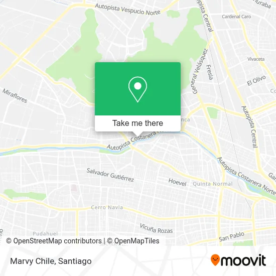 Marvy Chile map