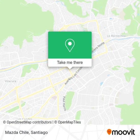 Mazda Chile map