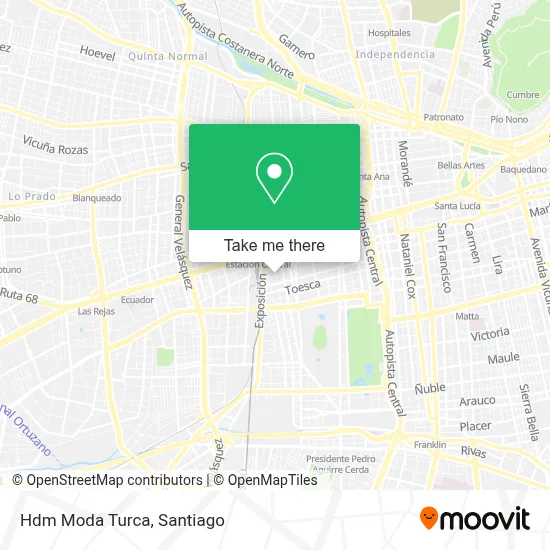 Hdm Moda Turca map