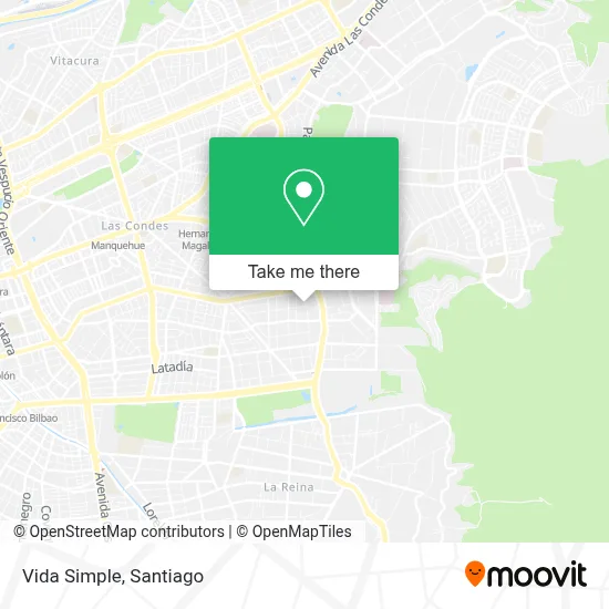Vida Simple map