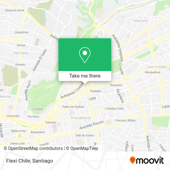 Flexi Chile map