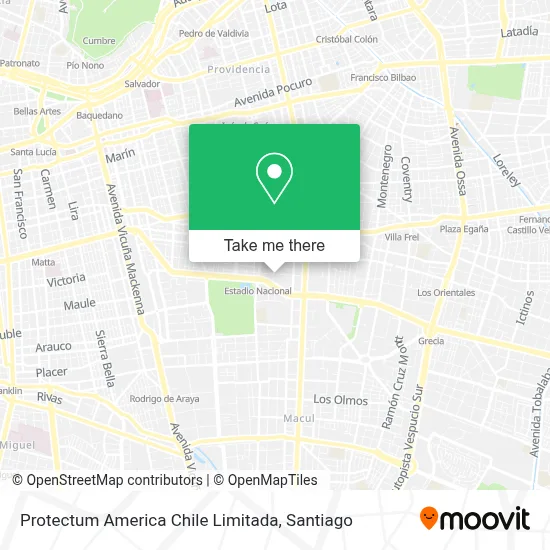Protectum America Chile Limitada map