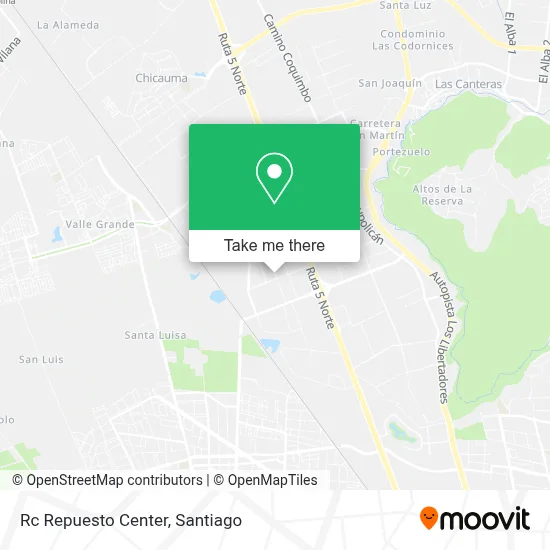 Rc Repuesto Center map