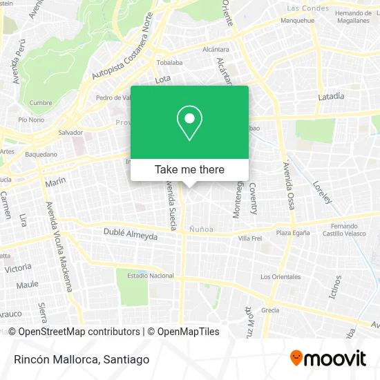 Rincón Mallorca map