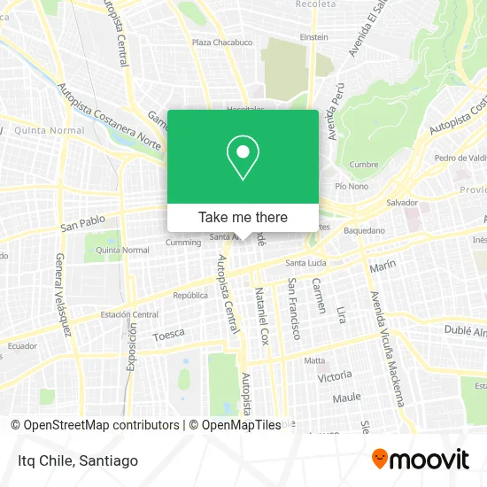 Itq Chile map