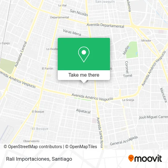 Rali Importaciones map